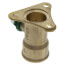 3/8" PEX Press x 1/2" Female Drop Ear Elbow w/ Attached Sleeve (Zero Lead Bronze)