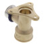 3/4" PEX Press x 3/4" Female Drop Ear Elbow w/ Attached Sleeve (Zero Lead Bronze)