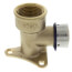3/4" PEX Press x 3/4" Female Drop Ear Elbow w/ Attached Sleeve (Zero Lead Bronze)
