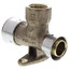 1" x 3/4" PEX Press x 1/2" FNPT Horizontal Fire Sprinkler Tee w/ Sleeve (Lead Free)