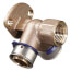 3/4" x 3/4" PEX Press x 1/2" FNPT Fire Sprinkler Angled Adapter w/ Sleeve (Lead Free)
