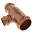 1-1/4" x 1" x 3/4" ProPress Copper Tee