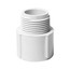 3/4" FIP x 3/4" MIP PVC Flange Extension (1.58" Length)