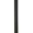 Accessory 84" 1 Outdoor Direct Burial Ladder Rest Post (Black)