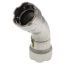 1/2" MegaPress 304 FKM Stainless Steel 45-Degree Elbow