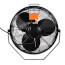 9518 18" 3-Speed Non-Oscillating Wall Mount Fan (3190 CFM)