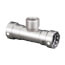 1" x 1" x 3/4" Press x Female MegaPress 304 FKM Stainless Steel Tee (P x P x F)