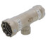 1" x 1" x 1/2" Press x Female MegaPress 304 FKM Stainless Steel Tee (P x P x F)