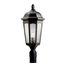 Courtyard 23.75" 1 Light Exterior Post Light w/ Clear Seeded Glass in Rubbed Bronze