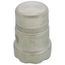 1" MegaPress 304 FKM Stainless Steel Cap