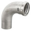 2-1/2" MegaPress XL FKM 304 Stainless Steel 90-Degree Street Elbow