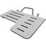 Reversible Folding Phenolic Shower Seat (White)