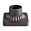 5.75" x 3.5" Pedestal Mount (Architectural Bronze)