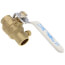 1/2" Sweat Forged Full Port Brass Ball Valve w/ Stop and Waste (Lead Free)