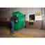 16 Gauge Steel Compact Field Office with Casters, Green