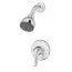 Origins Shower System w/ Integral Service Stops, Metal Lever Handle