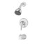 Origins Tub/Shower System w/ Integral Service Stops, Metal Lever Handle