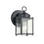 8.25" 1 Light Wall Light (Black)