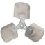 12" 3 Finned Fan Blade with 3/8" Bore (CW), 96379