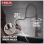 Trinsic Single-Handle Pull-Down Spring Kitchen Faucet w/ Touch2O (Black Stainless), 9659T-KS-DST