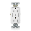 Decora Plus Duplex Receptacle, Heavy-Duty Industrial, 15A 125V 2P 3W (White)