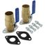 1-1/2" GF 15/26 Bronze Dielectric Isolation Valve Pair, No Lead (Sweat)