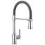 Broderick Single Handle Pull-Down Kitchen Faucet With Spring Spout, 1.8 GPM (Chrome), 9690-DST