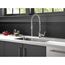 Broderick Single Handle Pull-Down Kitchen Faucet With Spring Spout, 1.8 GPM (Chrome), 9690-DST