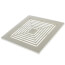 9-1/4" x 9" Grille Assembly for 670-G/H/J Ventilation Fan