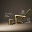 Hint Deck Mount Tub Filler Trim w/ Handshower (Moderne Brass)