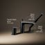 Hint Deck Mount Tub Filler Trim w/ Handshower (Matte Black)