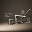 Hint Deck Mount Tub Filler Trim w/ Handshower (Brushed Nickel)