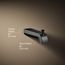 Pitch Wall Mount Tub Spout with Diverter (Matte Black), K-97089-BL
