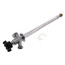 3/4" x 10" Frost Proof, Chrome-Plated PEX Press Silcock (Lead Free)