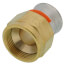 1" PEX Press x 3/4" Flare Adapter (Lead Free)