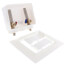 Washing Machine Outlet Box w/ Water Hammer Arrestors - 1/2" PEX Press (Lead Free)
