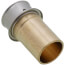 3/4" PEX Press x 3/4" Copper Fitting Adapter w/ Attached Sleeve (Lead Free Bronze)