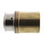 3/4" PEX Press x 1" Copper Fitting Adapter w/ Attached Sleeve (Lead Free Bronze)