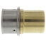 1-1/4" PEX Press x 1-1/4" Copper Fitting Adapter w/ Attached Sleeve (Lead Free Bronze)