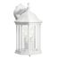 Chesapeake 14.75" 3 Light Outdoor Wall Light w/ Clear Beveled Glass (White)