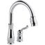 Single Handle Pull-Down Kitchen Faucet-Chrome, 978-DST
