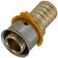1/2" PEX Press x 1/2" Polybutylene Adapter w/ Sleeve (Lead Free)