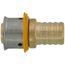 1/2" PEX Press x 1/2" Polybutylene Adapter w/ Sleeve (Lead Free)