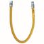 Model 30C-3141-48 1/2" ID (5/8" OD) Coated Stainless Steel Gas Connector 1/2" MIP x 3/4" MIP (48" Length)