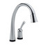 Touch-Activated Single Handle Pull-Down Kitchen Faucet - Chrome