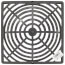 9" Square Atrium Grate (Black)