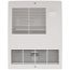 Model 9810WH High-Capacity Fan Forced Wall Heater w/ White Grille (1000W, 120/240V)