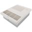 Model 9810WH High-Capacity Fan Forced Wall Heater w/ White Grille (1000W, 120/240V)