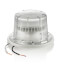 LED Ceiling Keyless Lampholder with GU24 LED Lamp and Guard - White