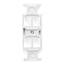 Quickport, Duplex Type 106 Insert, 4-port (White)